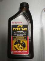 Масло трансмиссионное TOYOTA ATF TYPE T-IV T-4 Жидкость АКПП 1л пластм