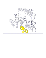 Прокладка выпускного коллектора	VR6 VAG Ford Mercedes-A0001420280= ELWIS ROYAL-0356091