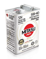 Принадлежность для ТО 5w40 Mitasu Platinum 4L Synthetic