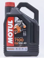 Моторное масло MOTUL 7100 4T 10W-40 Синтетическое 4л MOTO