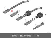 Клемма кабеля SLK 2,8 1.0-2.5мм/AG 1 E81/82/87/88/F20, 3 E36/46/90/F30, 5 E39/60, 7 E38/65, X1 E84