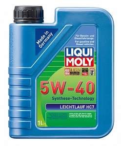 Масло моторное НС-синтетическое Leichtlauf HC 7 5W-40 1л Liqui Moly-1346= Liqui Moly-2308