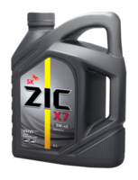 Масло моторное синтетическое  ZIC X7 5W-40, 4л