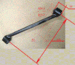 Штанга реактивная задней подвески короткая верхняя great wall hover/safe f1 