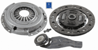 Комплект сцепления 200mm (диск+корзина+вилка с подшипником+ось) Mazda 3 BK 1.6L SACHS-3000951008= luk-620323400