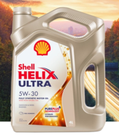 Моторное масло Shell Helix Ultra 5W-30, синтетическое, 4 л