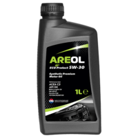 Масло моторное Areol Eco Protect 5W-30 синтетическое 1литр,  пластик, ACEA С3, MB229.51, vw504.00/507.00, BMW LL-04