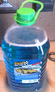 Жидкость стеклоомывателя пэт.5л (зеленая крышка-30c) GLEID незамерзающая жидкость омывателя Nezam-NF30= gleid-715411= gleid-NZ0002= gleid-30blue5L