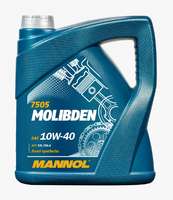 Масло моторное полусинтетическое 4L MANNOL 7505 MOLIBDEN 10W40 API SL CF MANNOL-75054= MANNOL-1121
