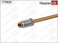 Трубка тормозная L=1200mm,  D=4,75mm, M10x1/ M10x1, конус: выпуклый, Masterkit-77T0020= WP-WP034 медная