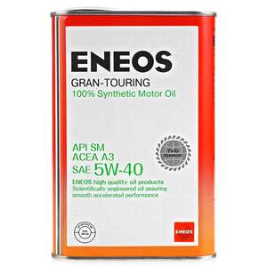 Принадлежность для ТО ENEOS Gasoline SM 5W-40 100% синтетика (4л)