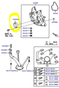 Сальник к/в передний 42x60x7mm Camry 2.2 96-01/LandCruser 4.7 98>/Picnic 96-01 VICTOR REINZ-815327400= ELRING-040320= CORTECO-19016571B= Toyota-9031142031= Payen-NJ344