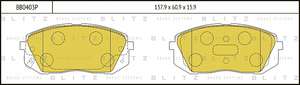 Колодки передние Hyundai ix35  blitz-BB0403P= sangsin-sp1196= hyundai-581012YA50=sangsin-sp1682= HAGEN-GP1196= sangsin-sp1682= TRW-GDB3461