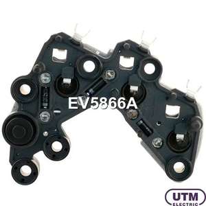 Мост диодный (для генератора 80A 12v GM-96652100= Valeo-2655866) UTM-EV5866A= GM-93740811= Krauf-AEV5866UT