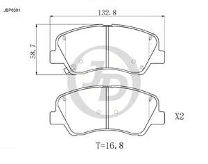 Колодки передние KIA RIO Solaris 2016> с отв под пружинки JD-JBP0391= Allied Nippon-ADB32493= sangsin-SP1399A= hyundai-58101H5A25= hyundai-581014LA00= Kotl-26KT= mando-MPH64= KASHIYAMA-D11376MH