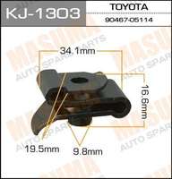 Клипса крепёжная Toyota Hyundai Accent masuma-kj1303= hyundai- 8682528000= zekkert-BE1708= TOYOTa-9046705114