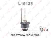 Лампа D2S 12V 35W P32d-2, 6000K  LYNXauto-L19135