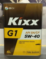 Масло моторное синт. (металл) (Корея) 4L KIXX G1 5W40 SP