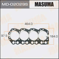 Прокладка ГБЦ 1.36mm 4насечки металл Piston protrusion from 0.49mm Nissan	ATLAS masuma-MD02029S= nissan-1104487G03 //и с T=1.30mm: ajusa-10070920= elring-104351= victor reinz-615282020