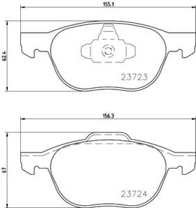 Колодки тормозные FORD FOCUS II 04-/III 10-/MAZDA 3 03-/VOLVO S40 04- передние Mintex-MDB2634= KOTL-1583kt= ford-1321517= Zekkert-bs1599= NiBK-pn0365= TRW-gdb1583= TEXTAR-2372301= BREMBO-p24061 C-MAX (DM2) C-MAX II C-MAX II Van ECOSPORT ESCAPE II (DM2) ESCAPE