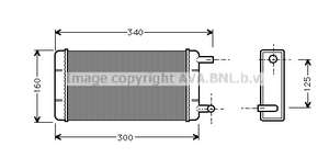 Радиатор отоп. MB G-Class (W460-W463) 79-, T1 (601) 77-, T1 (602) 82- 272x178x42mm Benz 310D ava-ms6108= Mercedes-A0018357601= STELLOX-1035067SX= LYNXauto-RH0164= TERMAL-112004BA= Zekkert-mk5004