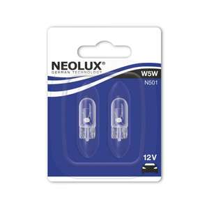 Лампа Neolux W5W N501 5W 12V блистер 2шт