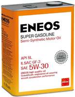 Масло моторное полусинтетическое  "Super Gasoline SM 5W-30", 4л SN/RC 5W30 ENEOS-Oil1361