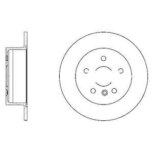 Диск тормозной (задн) D281x10mm H67mm TOYOTA Camry 2.4L ACV40 06-11  3.5L GSV40 06-09  2.5L AVV50 11- V55 SANGSIN-SD4016= NIBK-RN1432= TRW-DF6176= BREMBO-08B56611= AVANTECH-BR0161S= ADVICS-A6R083B= Toyota-4243106110= TOYOTA-4243106150= TOYOTA-4243106160= TOYOTA-4243133130= TOYOTA-4243106140= TOYOTA-4243106170= GBRAKE-GR01758= LYNXauto-BN1136= fit-fr0538= JD-JBD0089