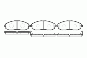 Колодки тормозные дисковые STAREX 2.4/2.5D/TD/CRDi 97> HYUNDAI-581014AA32= sangsin-sp1099= MANDO-MPH07= Remsa-070302