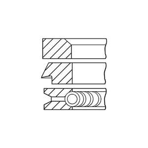 КОМПЛЕКТ КОЛЕЦ (1 ЦИЛ.) STD BMW M20 B25 / M40 B16 / M40 B18 / M50 B25 84.00MM 1.5X1.75X3.0mm npr-120007001500= Kolbenschmidt-800001911000= mahle-08121N0= GOETZE-0870260000= GOETZE-0810650000 Nippon Piston Ring NE