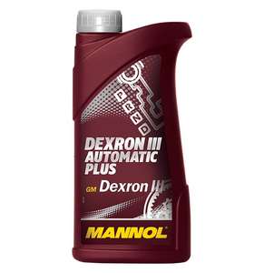 Масло трансмиссионное для АКПП DEXRON III Automatic Plus (1л) Dextron3 Dexron III; GM Dexron III G; GM Dexron III F; GM Dexron III H; FORD MERCON V; FORD M2C138-CJ; FORD M2C166-H; CATERPILLAR TO-2; MB 236.1; ALLISON C4/TES 389; PSF applications; VOITH G.607; ZF TE-ML 09; ZF TE-ML 11; ZF TE-ML 14