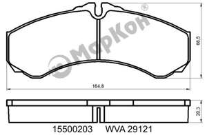 Колодки тормозные дисковые передние markon-15500203= zekkert-bs2801= trw-gmb1345