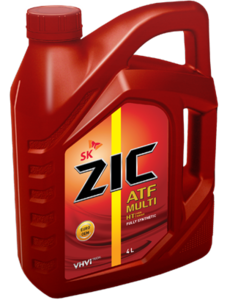 МАСЛО  ZIC ATF MULTI HT ПОЛНОСТЬЮ СИНТЕТИЧЕСКОЕ ТРАНСМИССИОННОЕ 4L ATF RED-1 0450000140 Matic-D/ J SP-III жидкость акпп