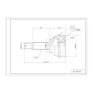 ШРУС наружний HYUNDAI ACCENT (LC) (AT) (1999-2012) Getz hyundai-4950725A00