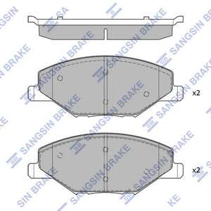 Колодки передние  Volkswagen POLO SEDAN 10=> RUS  Skoda Fabia 1.2 SANGSIN-SP1595= Remsa-115300= nibk-PN33002= TRW-GDB2027= TEXTAR-2568101= kotl-2027kt